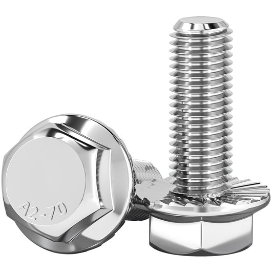 Hexagon Head Serrated Flange Machine Screw