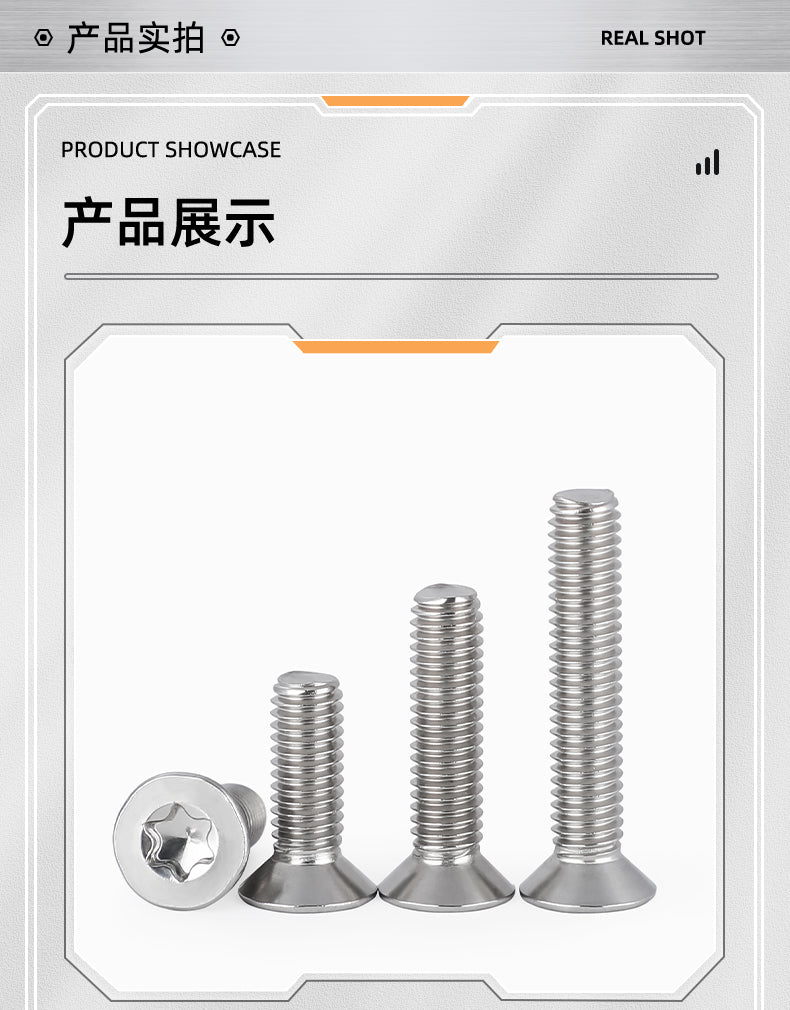 Torx Countersunk Head Machine Screw