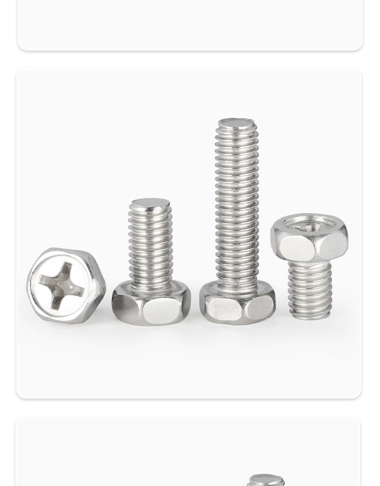 Cross Recessed Hex Head Bolt