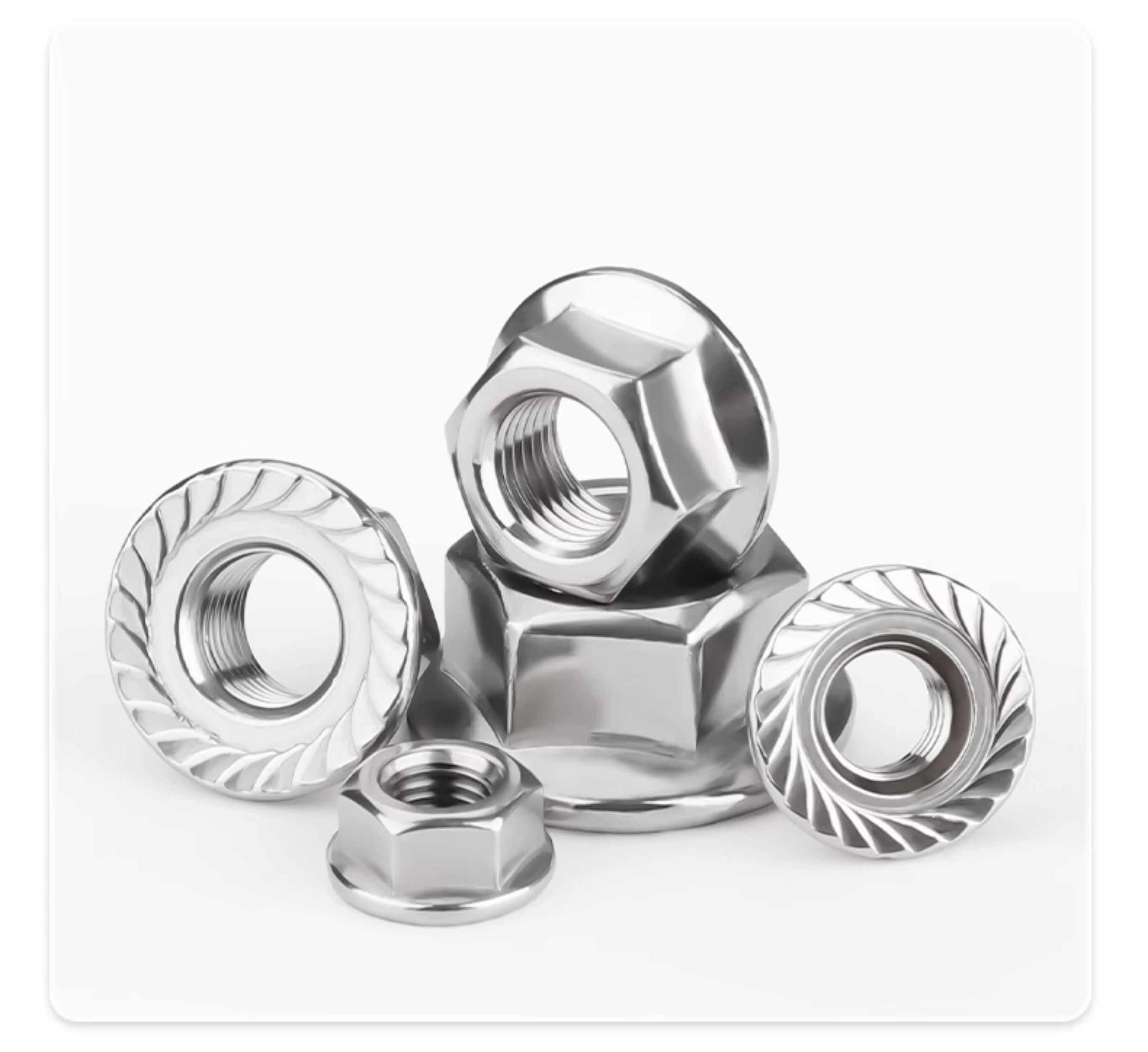 Flange Serrated Nut
