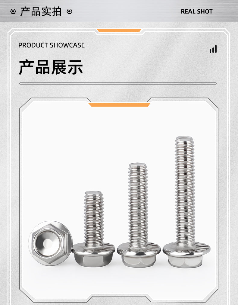 Recessed Hexagon Flange Machine Screw