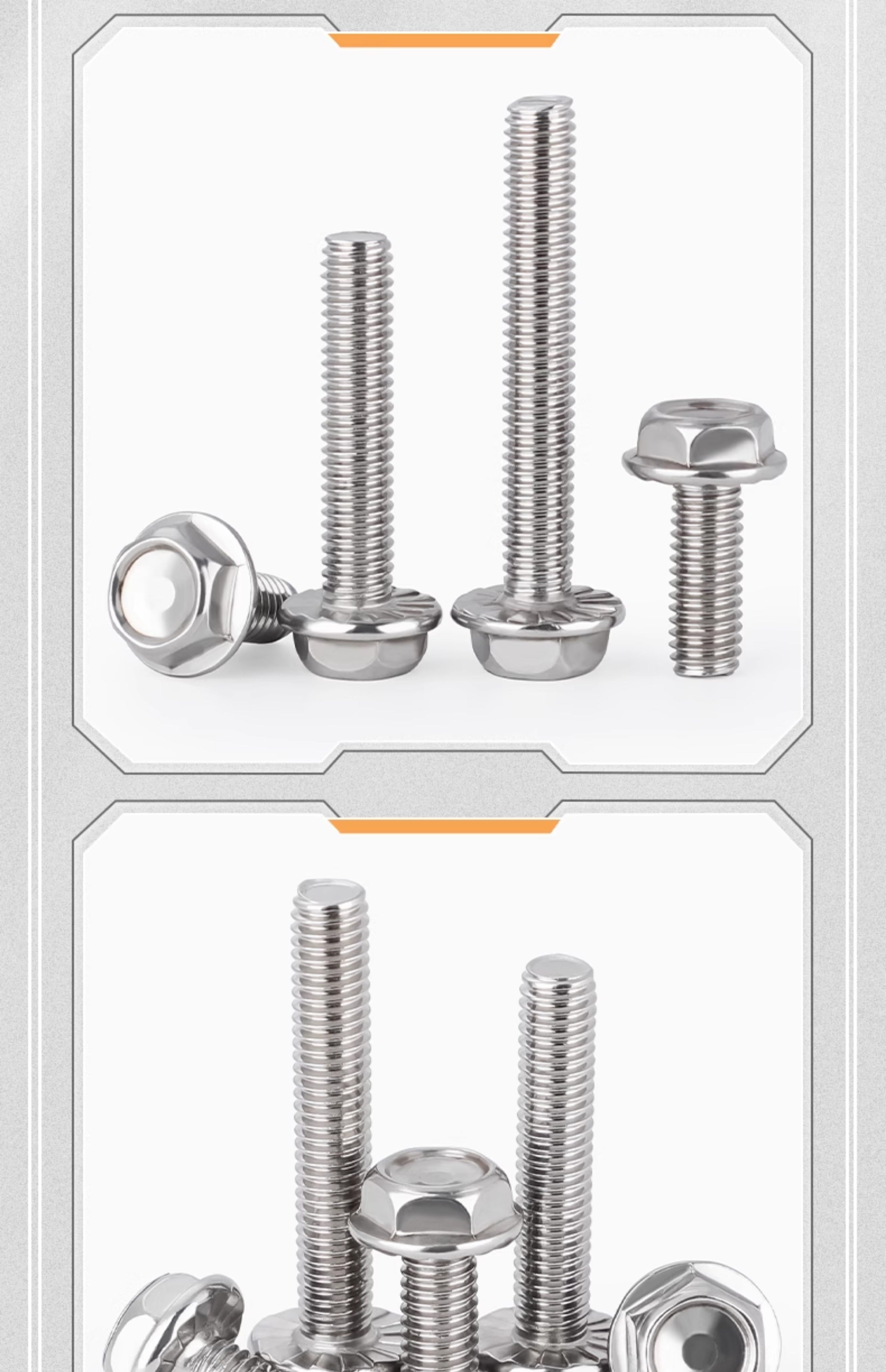 Recessed Hexagon Flange Machine Screw