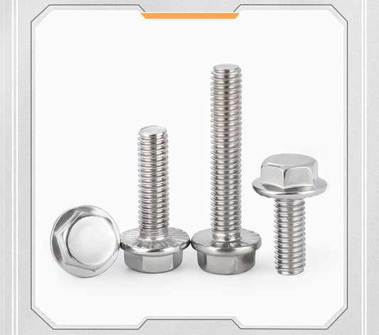 Hexagon Head Serrated Flange Machine Screw