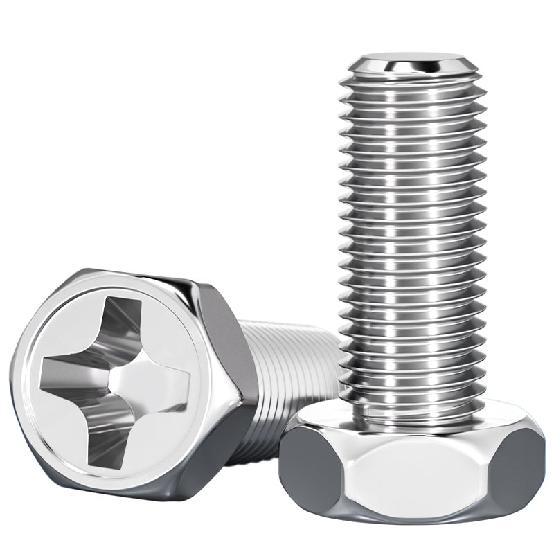 Cross Recessed Hex Head Bolt